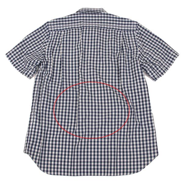 COMME des GARCONS SHIRT Gingham Shirt Blue/White Size M