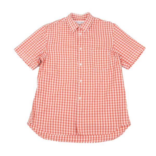 COMME des GARCONS SHIRT Gingham Check Shirt Red/White Size M