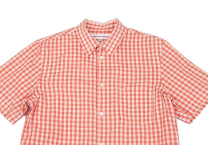 COMME des GARCONS SHIRT Gingham Check Shirt Red/White Size M