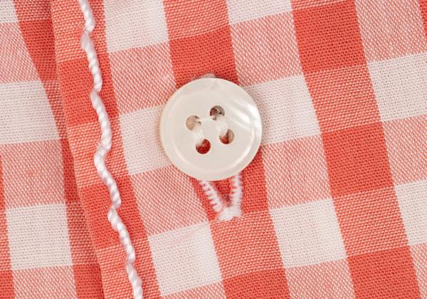 COMME des GARCONS SHIRT Gingham Check Shirt Red/White Size M