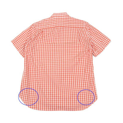 COMME des GARCONS SHIRT Gingham Check Shirt Red/White Size M