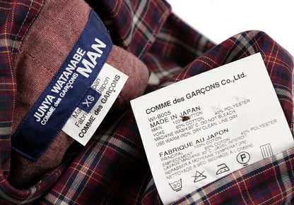 JUNYA WATANABE MAN COMME des GARCONS Check Shirt Size XS