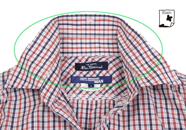 JUNYA WATANABE MAN Ben Sherman Check Shirt Blue Size S