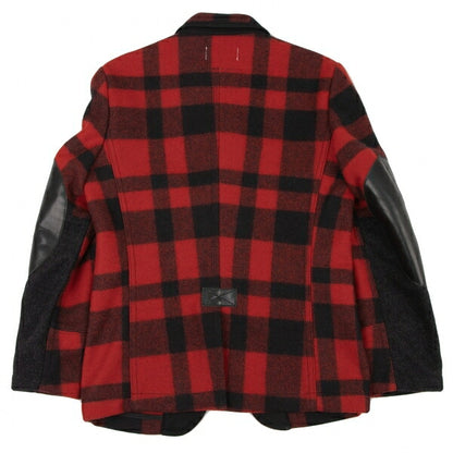 Ye JUNYA WATANABE MAN Gingham Check Jacket Red Size SS