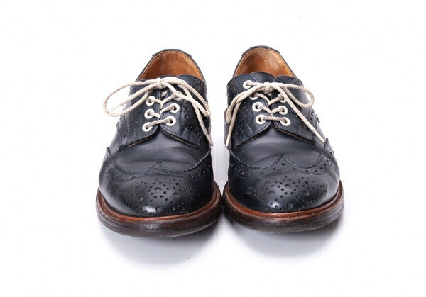 Tricker's Barton Leather Shoes Navy Size 27cm
