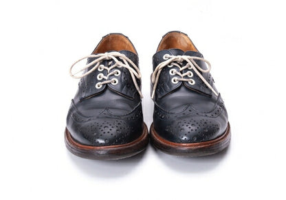 Tricker's Barton Leather Shoes Navy Size 27cm