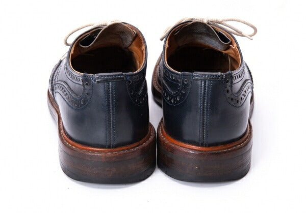 Tricker's Barton Leather Shoes Navy Size 27cm