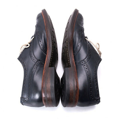 Tricker's Barton Leather Shoes Navy Size 27cm