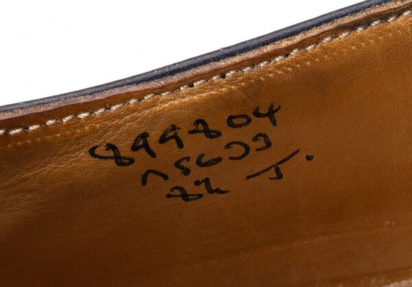 Tricker's Barton Leather Shoes Navy Size 27cm