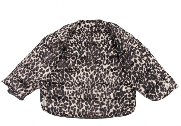 JNBY Leopard Reversible Down Jacket Gray Size F