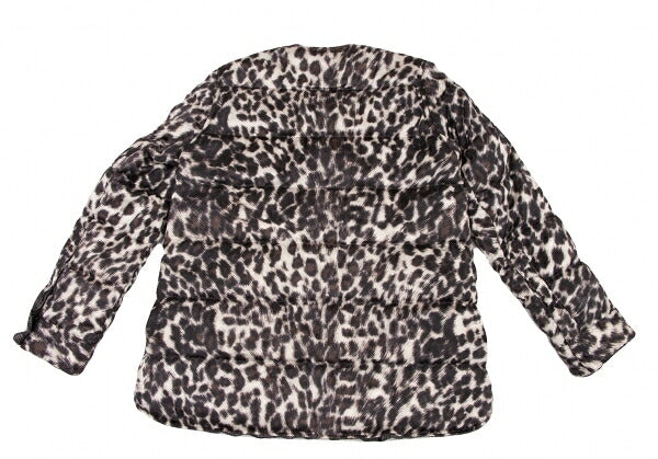 JNBY Leopard Reversible Down Jacket Gray Size F
