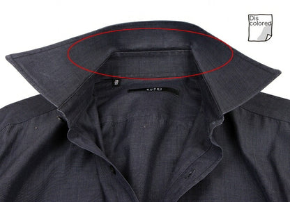GUCCI Charcoal Cotton Long Sleeve Shirt Size 38
