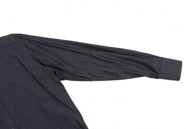 GUCCI Charcoal Cotton Long Sleeve Shirt Size 38