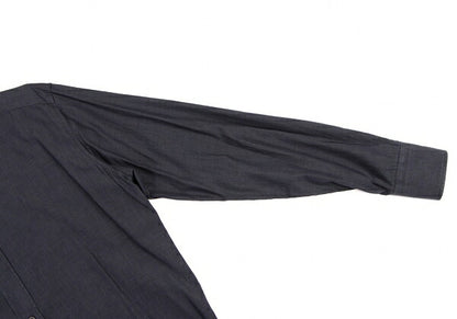 GUCCI Charcoal Cotton Long Sleeve Shirt Size 38