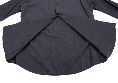 GUCCI Charcoal Cotton Long Sleeve Shirt Size 38
