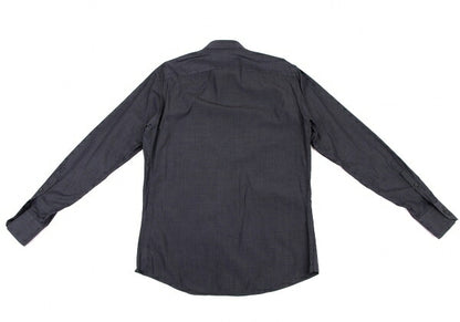GUCCI Charcoal Cotton Long Sleeve Shirt Size 38