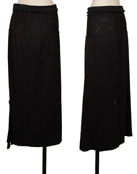 Y-3 Opal Logo Stretch Skirt Black Size S
