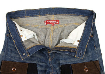 JUNYA WATANABE MAN CDG x Levi's 505 Check Denim Blue Size S