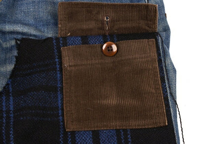 JUNYA WATANABE MAN CDG x Levi's 505 Check Denim Blue Size S