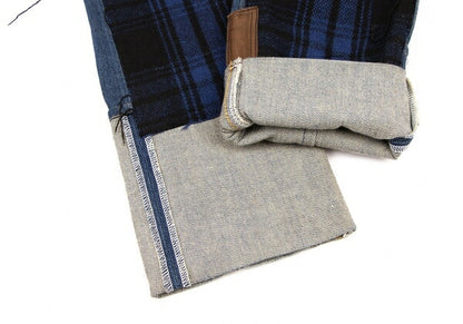 JUNYA WATANABE MAN CDG x Levi's 505 Check Denim Blue Size S