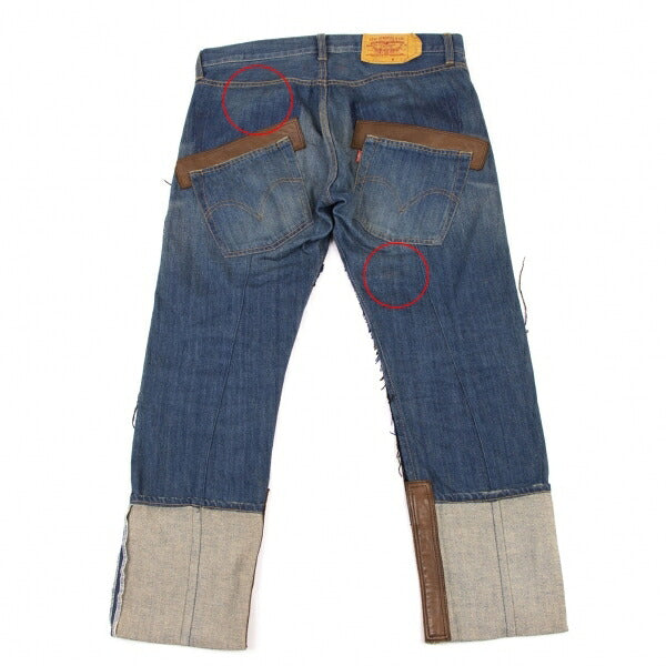 JUNYA WATANABE MAN CDG x Levi's 505 Check Denim Blue Size S