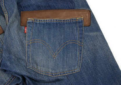 JUNYA WATANABE MAN CDG x Levi's 505 Check Denim Blue Size S