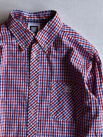 Swagger Multi Cotton Check Shirt Size L