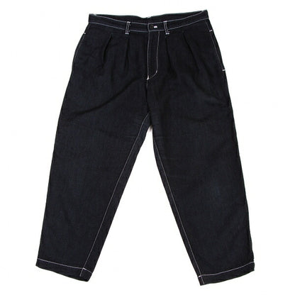 COMME des GARCONS Cotton Stitch 2-Pleat Pants Navy Size M