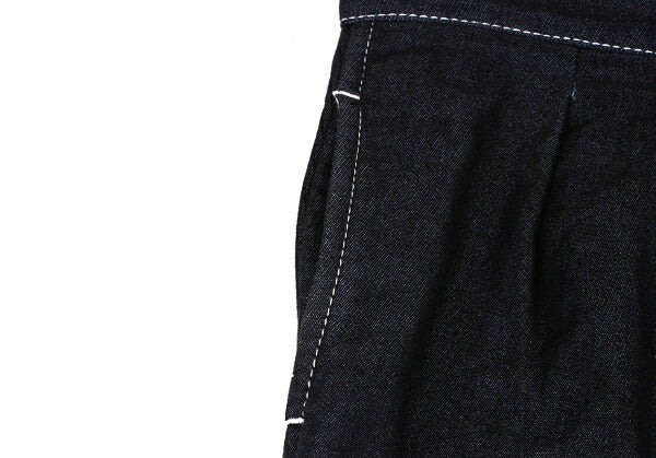 COMME des GARCONS Cotton Stitch 2-Pleat Pants Navy Size M