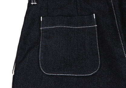 COMME des GARCONS Cotton Stitch 2-Pleat Pants Navy Size M