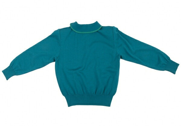 Yves Saint Laurent Wool Knit Polo Turquoise Size M