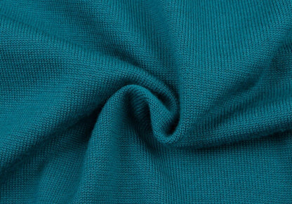 Yves Saint Laurent Wool Knit Polo Turquoise Size M
