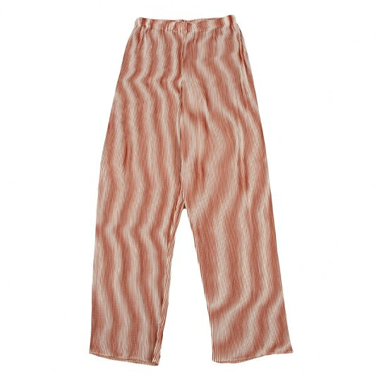 ISSEY MIYAKE Blurred Graphic Print Pants Brown Size M