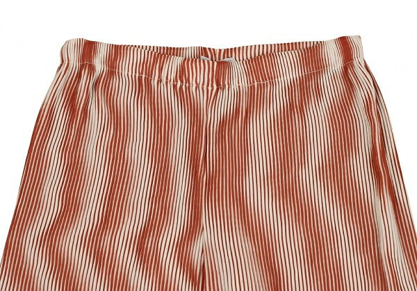 ISSEY MIYAKE Blurred Graphic Print Pants Brown Size M