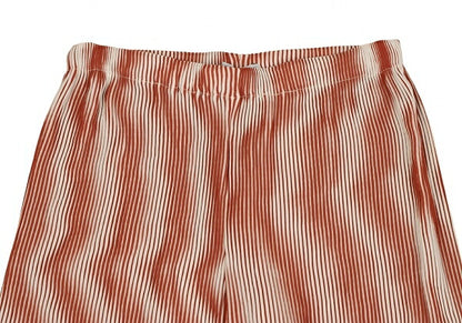 ISSEY MIYAKE Blurred Graphic Print Pants Brown Size M