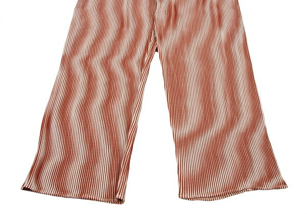 ISSEY MIYAKE Blurred Graphic Print Pants Brown Size M