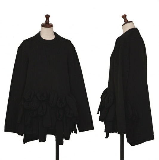 COMME des GARCONS 23AW Applique Sweater Black Size XS