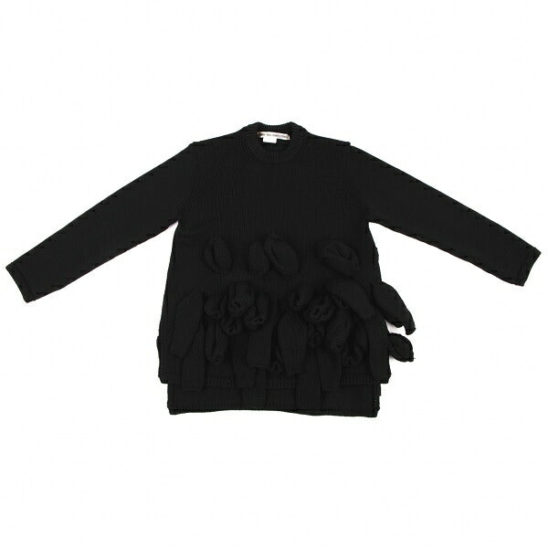 COMME des GARCONS 23AW Applique Sweater Black Size XS