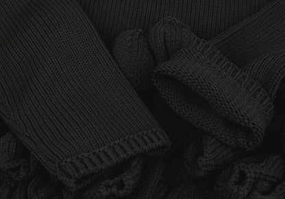 COMME des GARCONS 23AW Applique Sweater Black Size XS