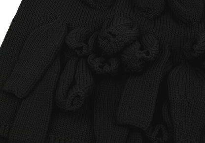 COMME des GARCONS 23AW Applique Sweater Black Size XS