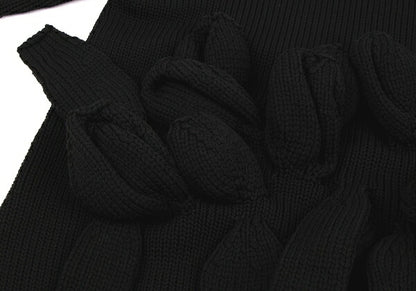 COMME des GARCONS 23AW Applique Sweater Black Size XS
