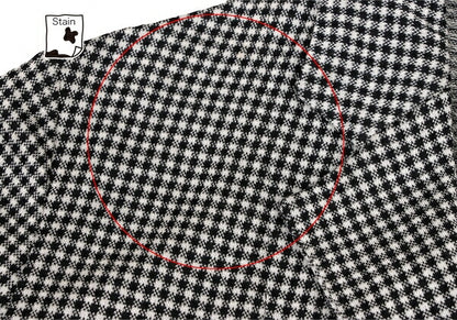 COMME des GARCONS Cotton Knit Jacket White/Black Size M