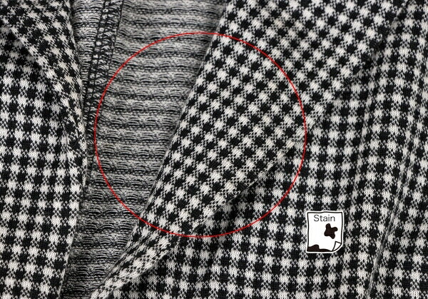 COMME des GARCONS Cotton Knit Jacket White/Black Size M