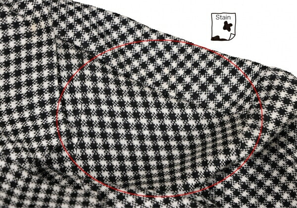 COMME des GARCONS Cotton Knit Jacket White/Black Size M