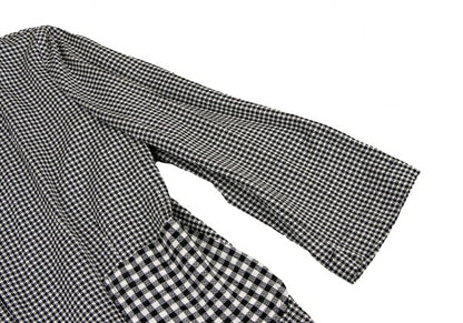 COMME des GARCONS Cotton Knit Jacket White/Black Size M