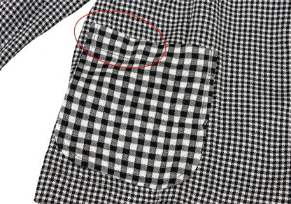 COMME des GARCONS Cotton Knit Jacket White/Black Size M