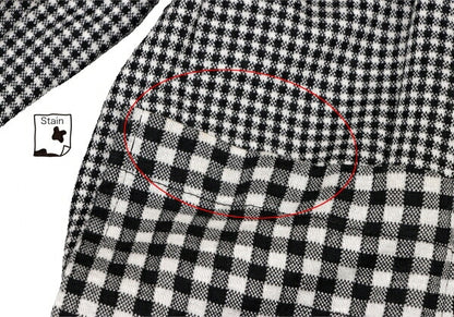 COMME des GARCONS Cotton Knit Jacket White/Black Size M