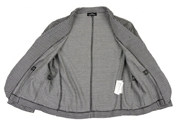 COMME des GARCONS Cotton Knit Jacket White/Black Size M