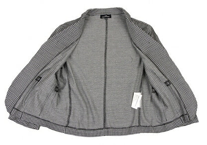 COMME des GARCONS Cotton Knit Jacket White/Black Size M