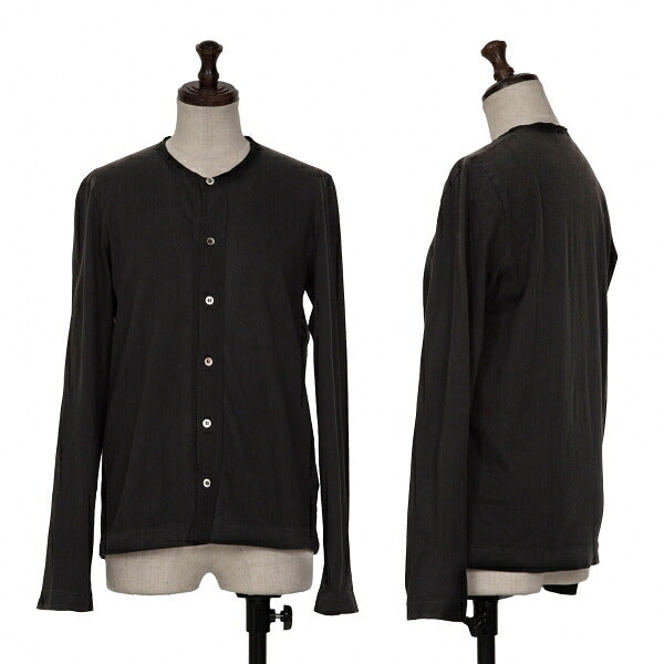 COMME des GARCONS Garment Dyed Taping Cardigan Black Size M